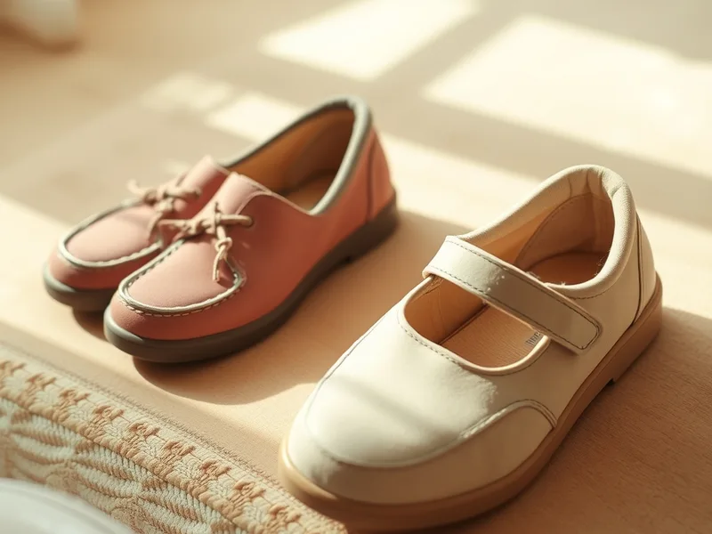Deux paires de chaussures orthopédiques de gammes différentes présentées côte à côte